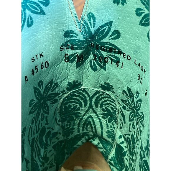 NEW Corral Black Genuine Ostrich Leather Cowboy Boots Embroidered Size 8 Womens - Picture 10 of 12